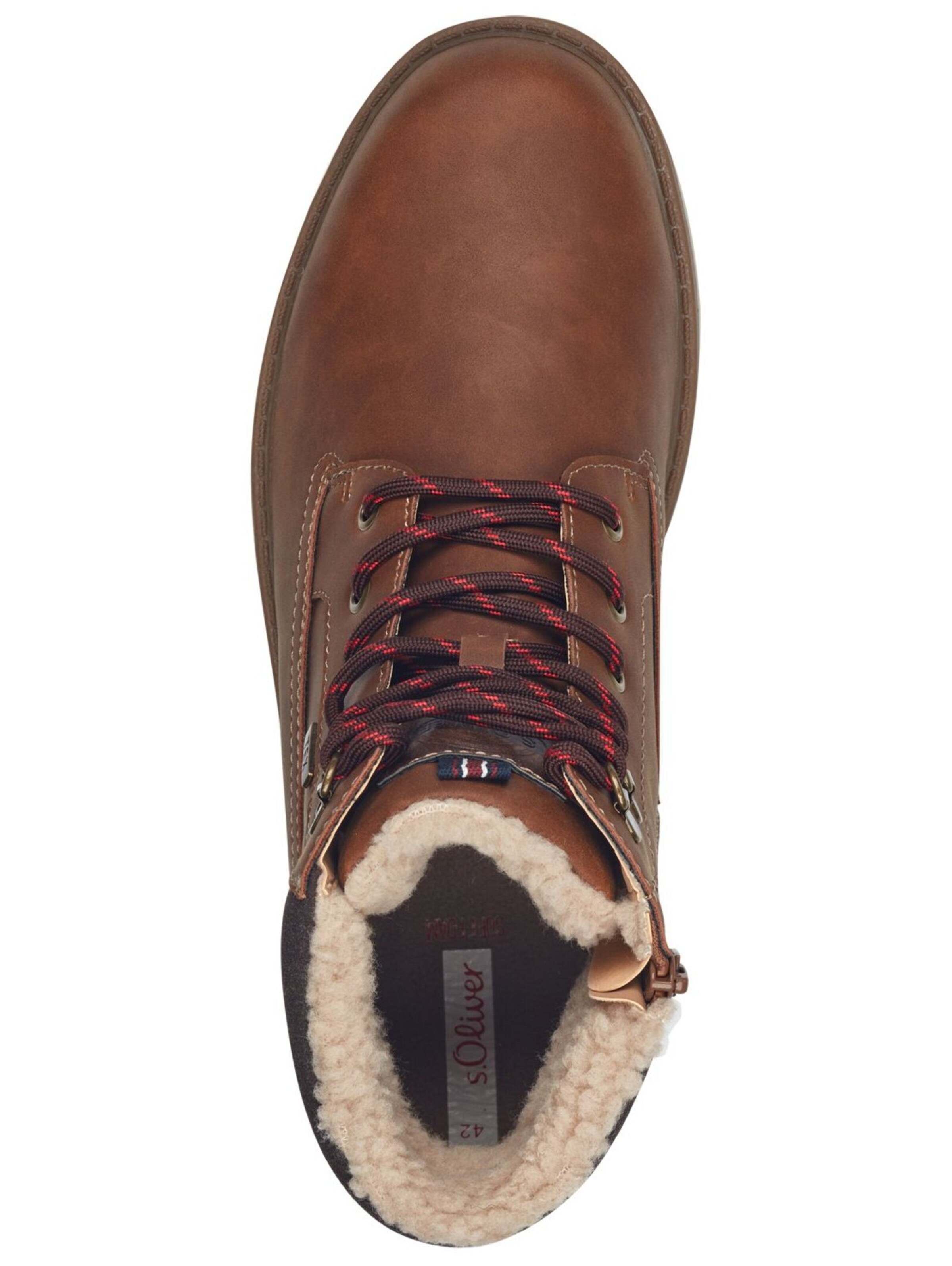 s.Oliver Lace-up boots in Brown