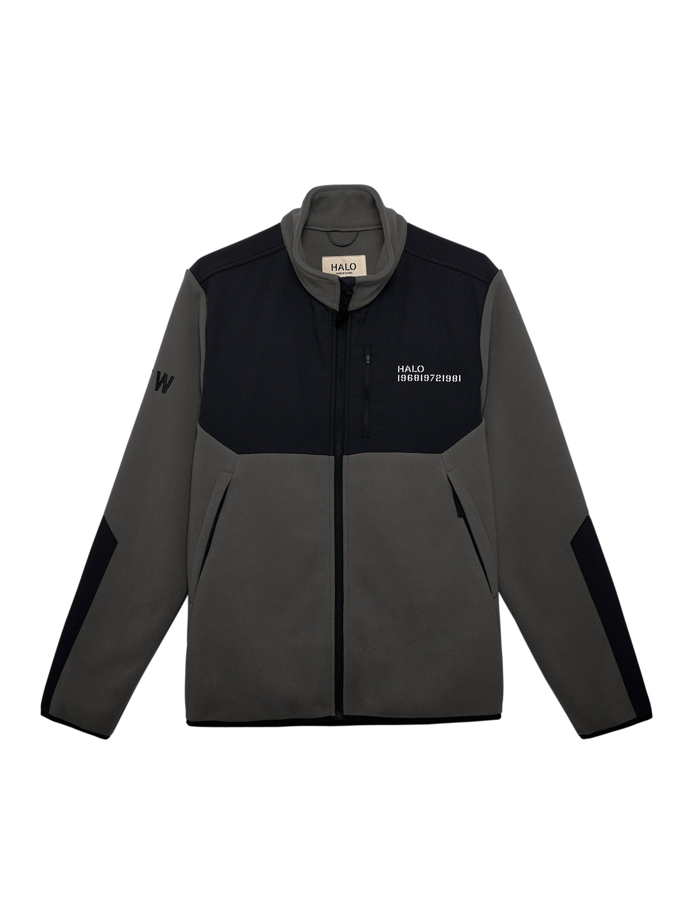 HALO Fleece Jacket in Grey: front
