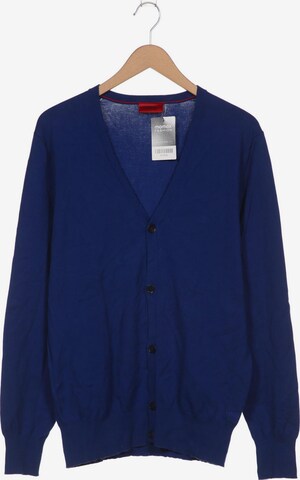 HUGO Red Sweater & Cardigan in XL in Blue: front