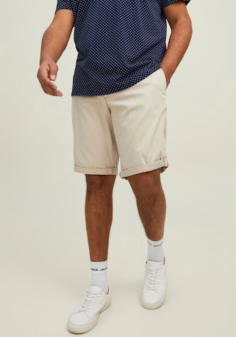 Jack & Jones Plus Regular Shorts 'Bowie' in Beige: predná strana