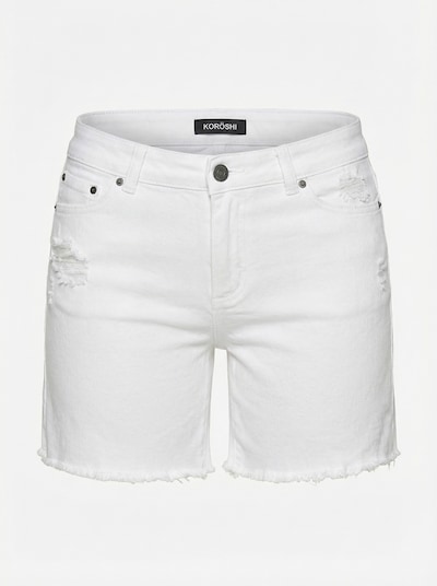 KOROSHI Jeans i 25-26 i hvid, Produktvisning
