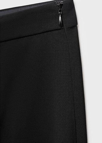 MANGO Wide leg Pants 'Harry' in Black