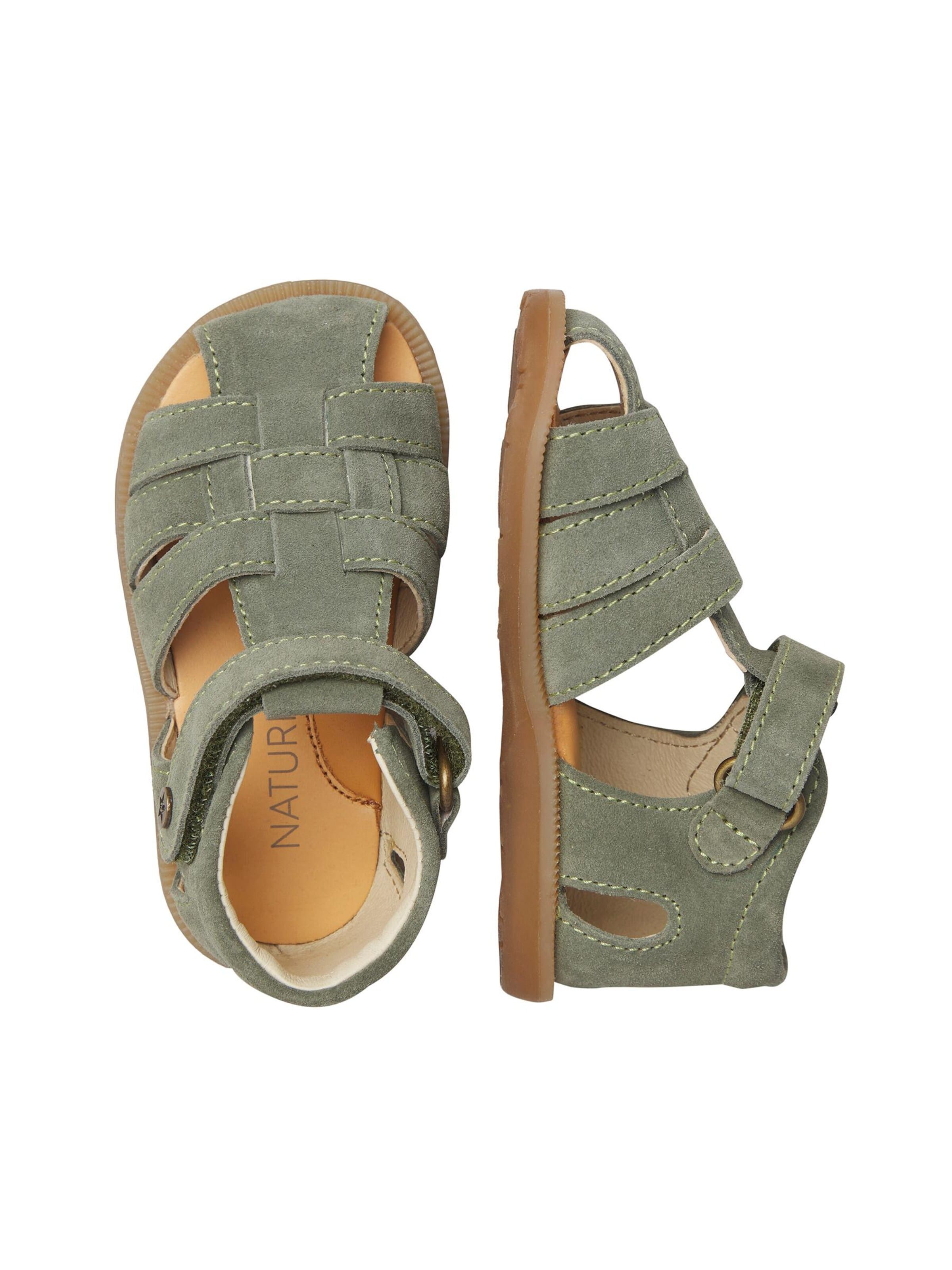 NATURINO Open shoes 'Zaffiro' in Green