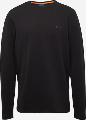BOSS Sweater 'TEMPESTO' in Black: front