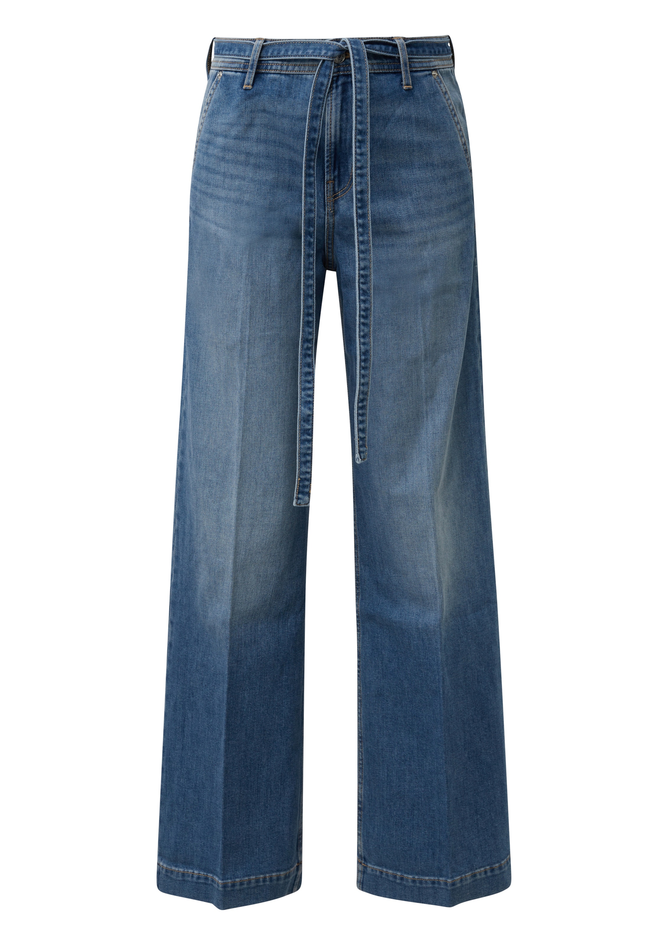 s.Oliver Wide leg Jeans 'Suri' in Blauw: voorkant