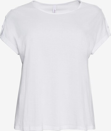SHEEGO - Camiseta en blanco: frente