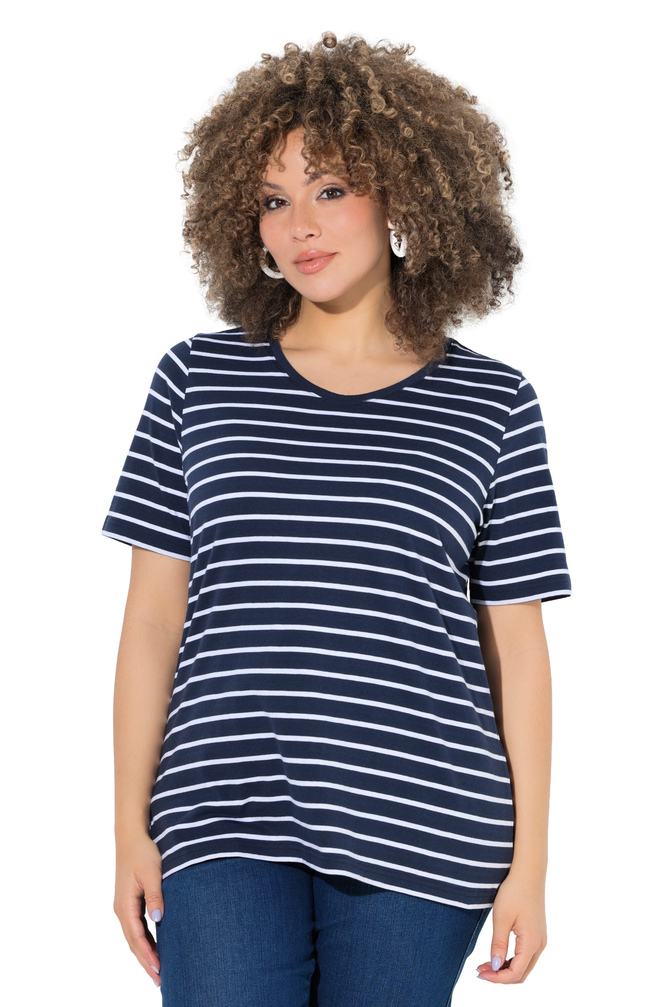 Ulla Popken Shirt in Blue: front