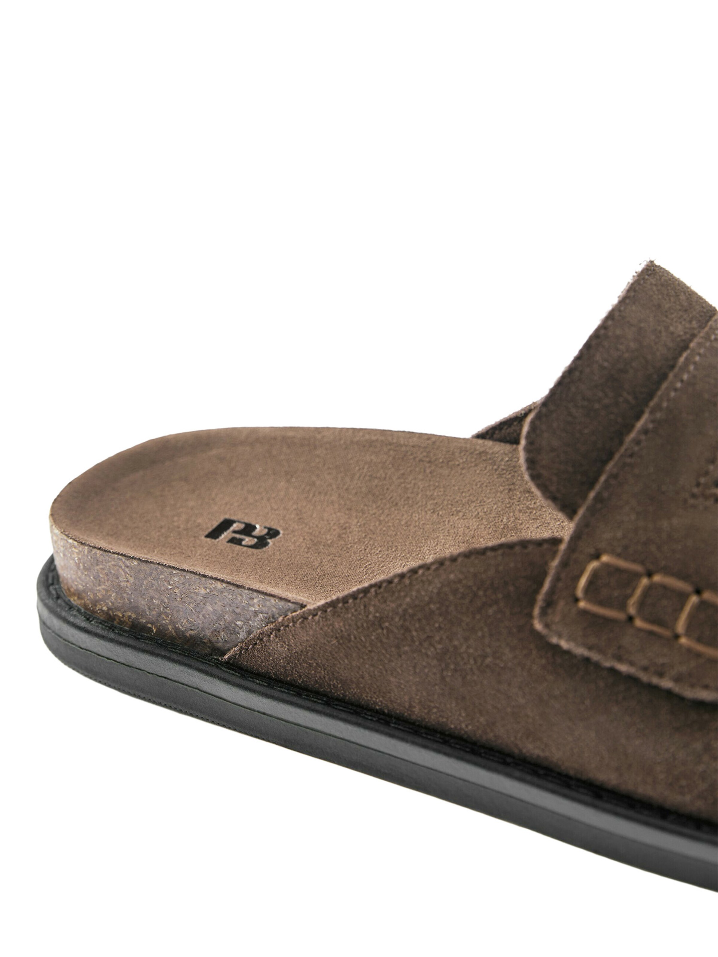 Pull&Bear Pantofle – hnědá