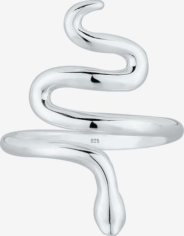 sidabrinė ELLI Žiedas 'Schlange': priekis