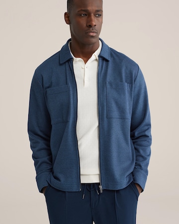 WE Fashion Prehodna jakna | modra barva: sprednja stran