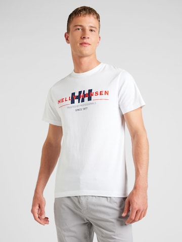 HELLY HANSEN Тениска в бяло: отпред