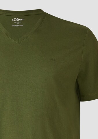 T-Shirt s.Oliver Men Big Sizes en vert
