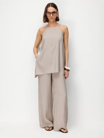 MixRay Jumpsuit 'Overalls' in Grijs: voorkant