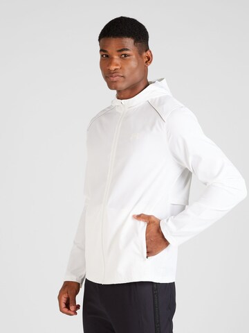 Veste de sport UNDER ARMOUR en blanc : devant