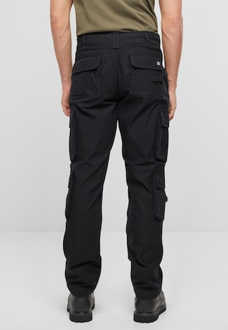 Brandit Slim fit Cargo trousers in Black