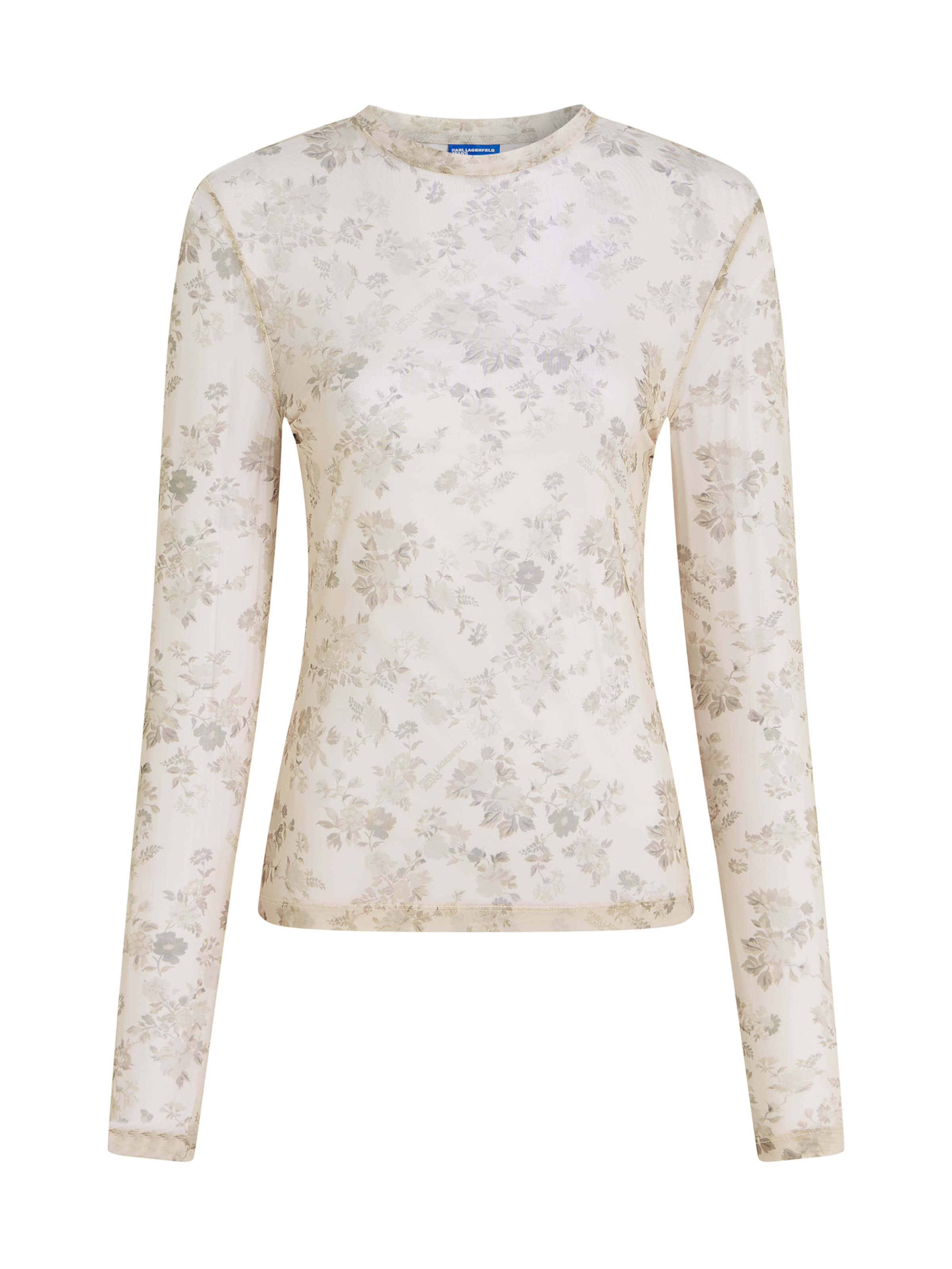 KARL LAGERFELD JEANS Póló - bézs: elől