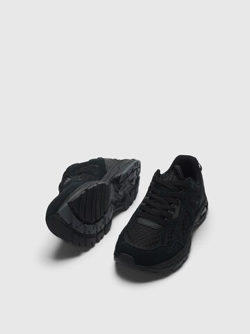 SELECTED Σνίκερ χαμηλό 'SLHRONAN' σε μαύρο