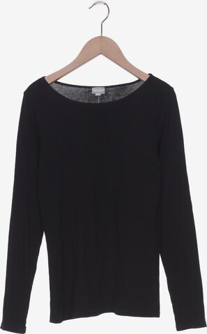 hessnatur Top & Shirt in XS in Black: front