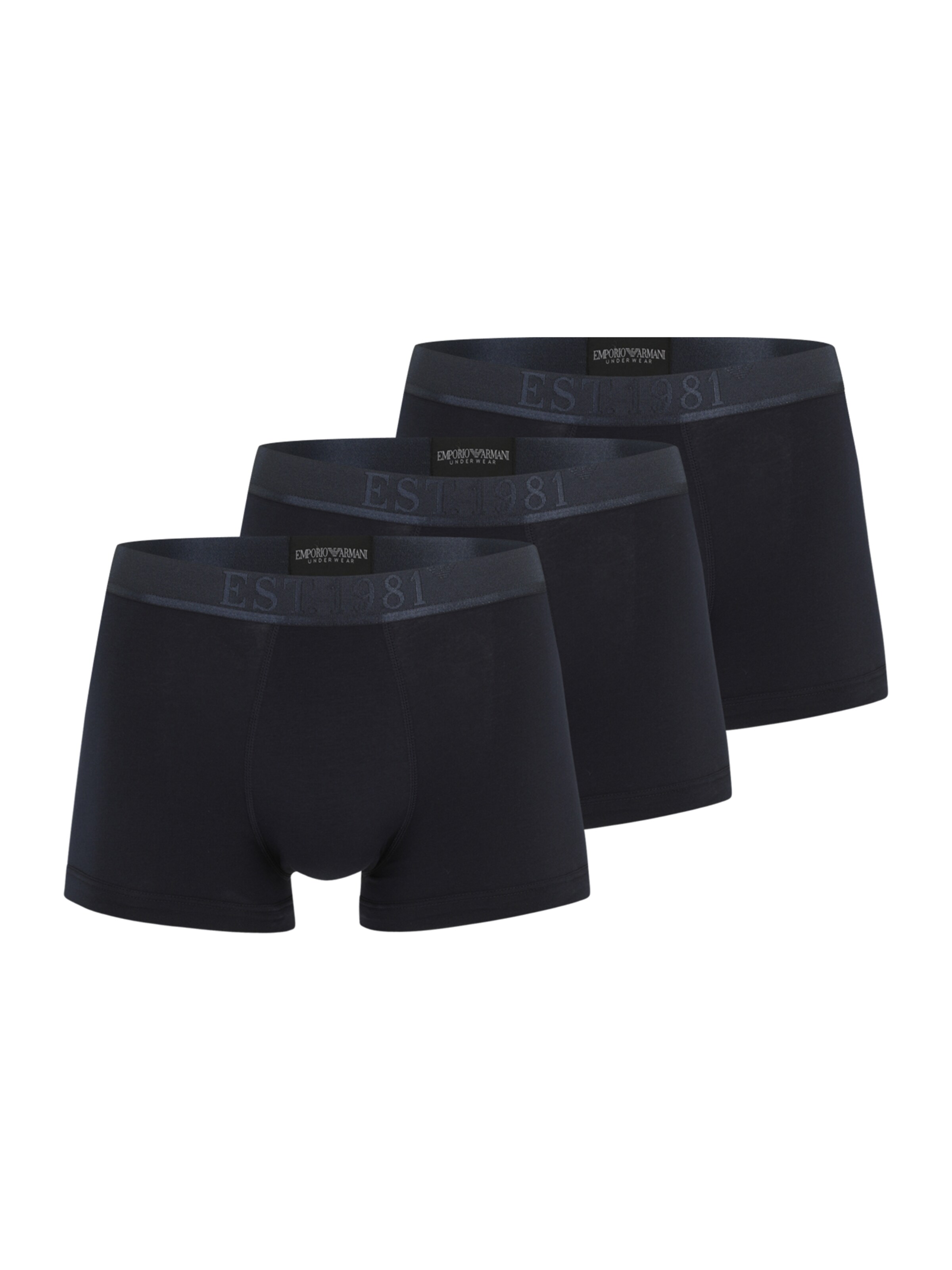 Boxer di Emporio Armani in blu: frontale