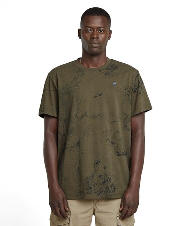 G-STAR T-Shirt in Grün: Vorderseite