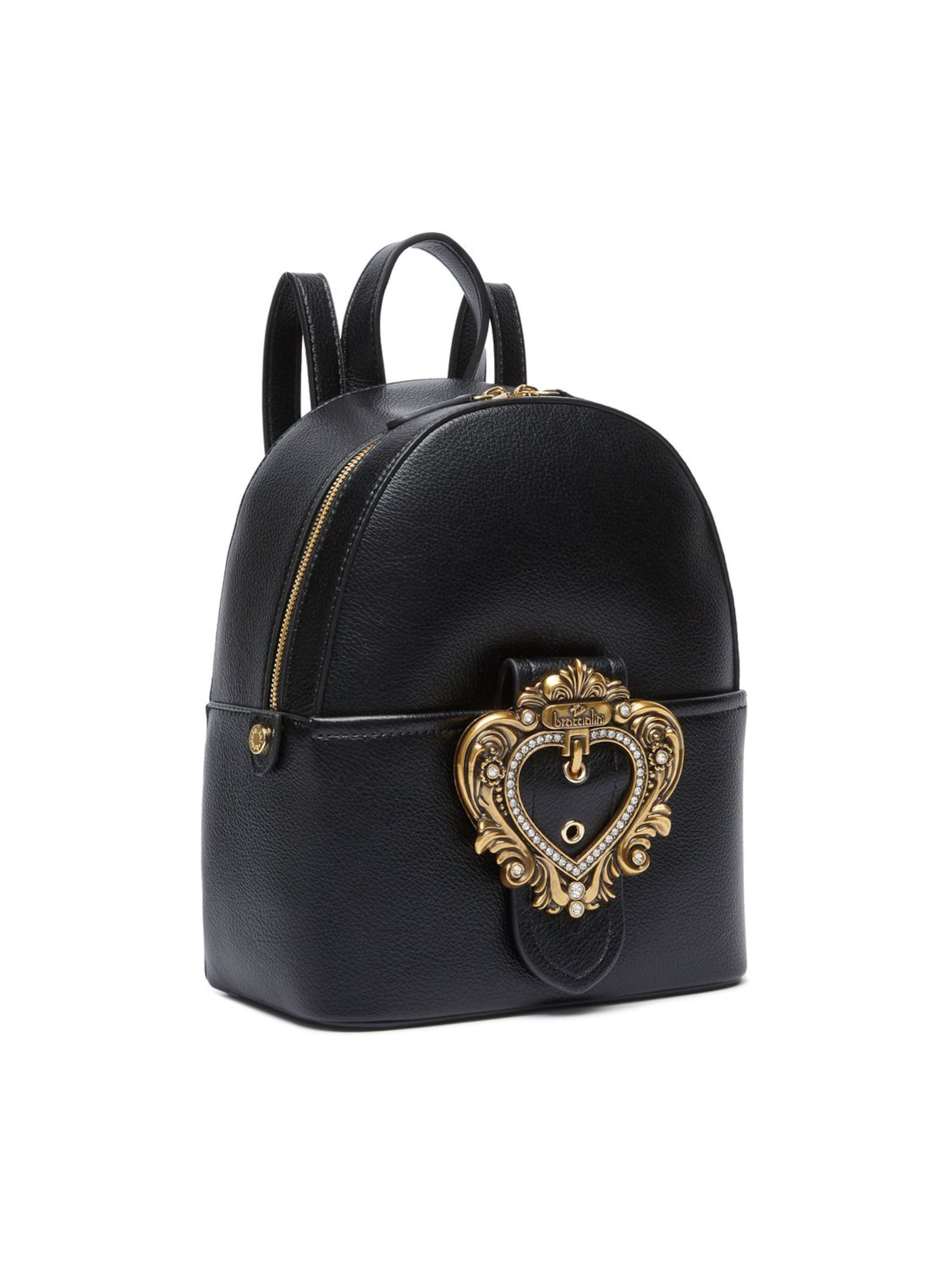 Braccialini Rucksack 'Baroque'‌‌‌‌ in Schwarz