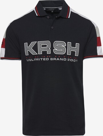 KOROSHI Shirt in Blauw: voorkant