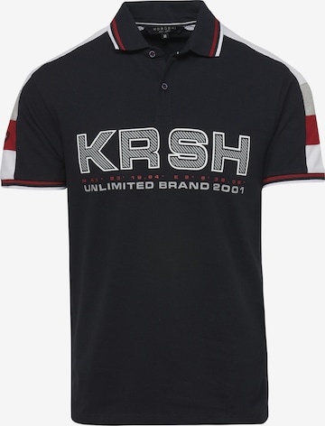 T-Shirt KOROSHI en bleu : devant