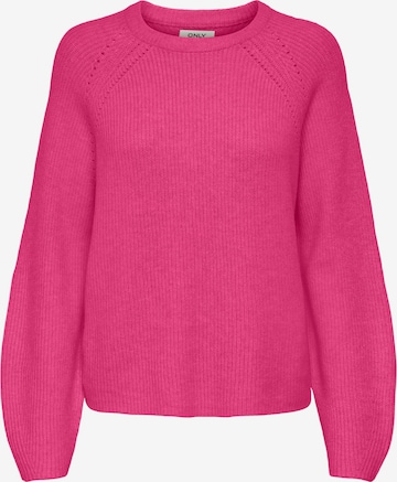 Pull-over 'FIA' ONLY en rose : devant