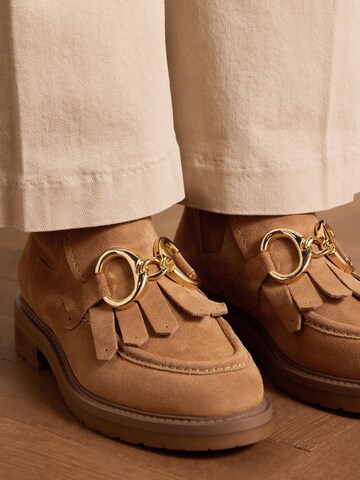 Bottines MANFIELD en beige