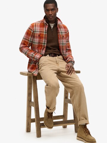 Coupe regular Chemise Superdry & Co en orange