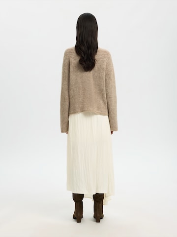 SELECTED Sukňa 'SLFIONA' - Béžová