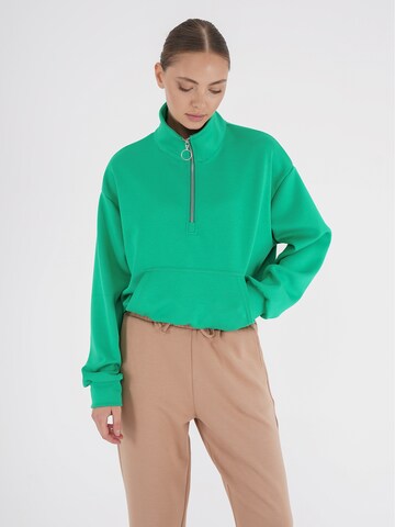 FRESHLIONS Sweatshirt in Groen: voorkant