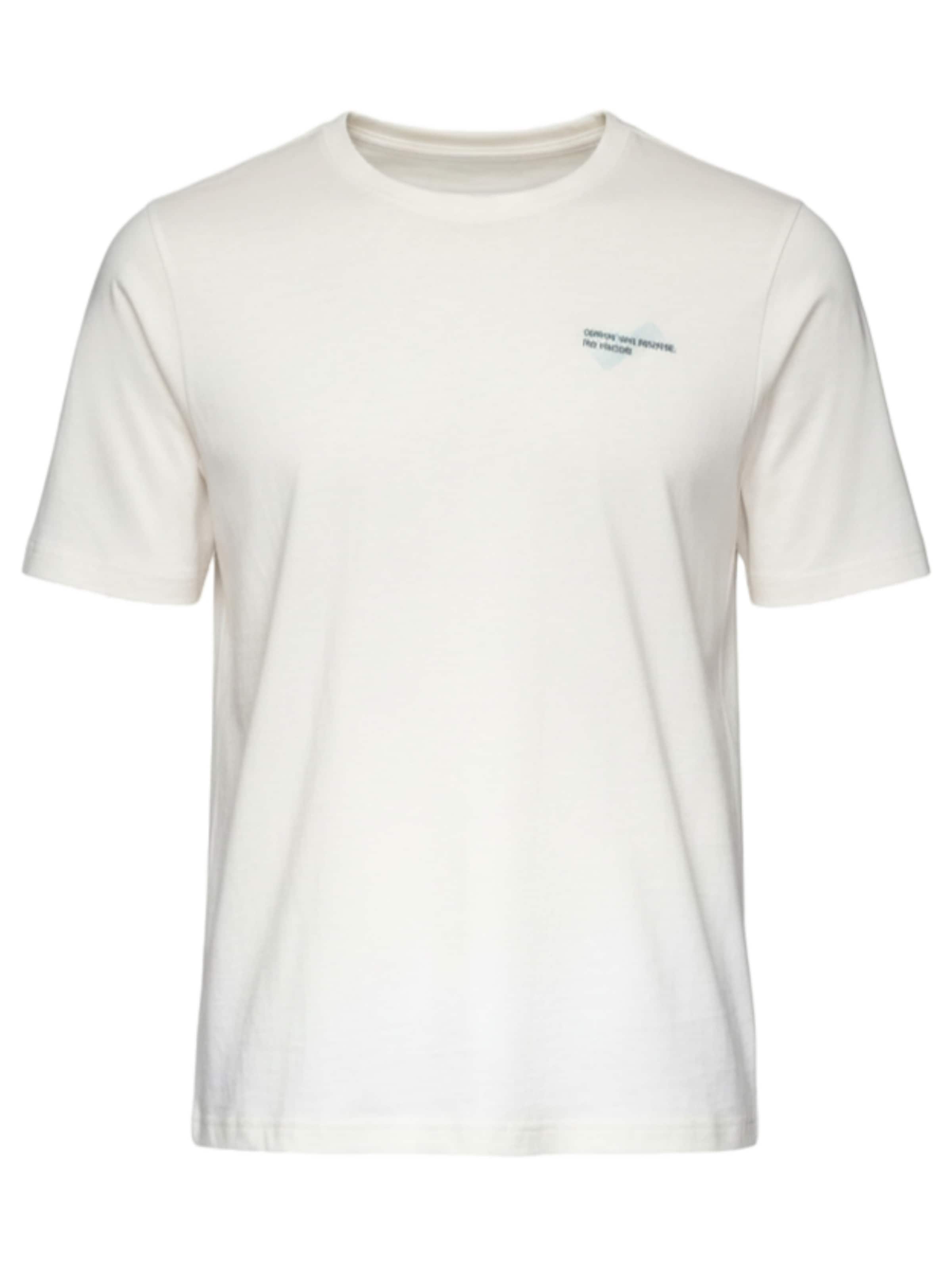 Ombre Shirt in Wit: voorkant