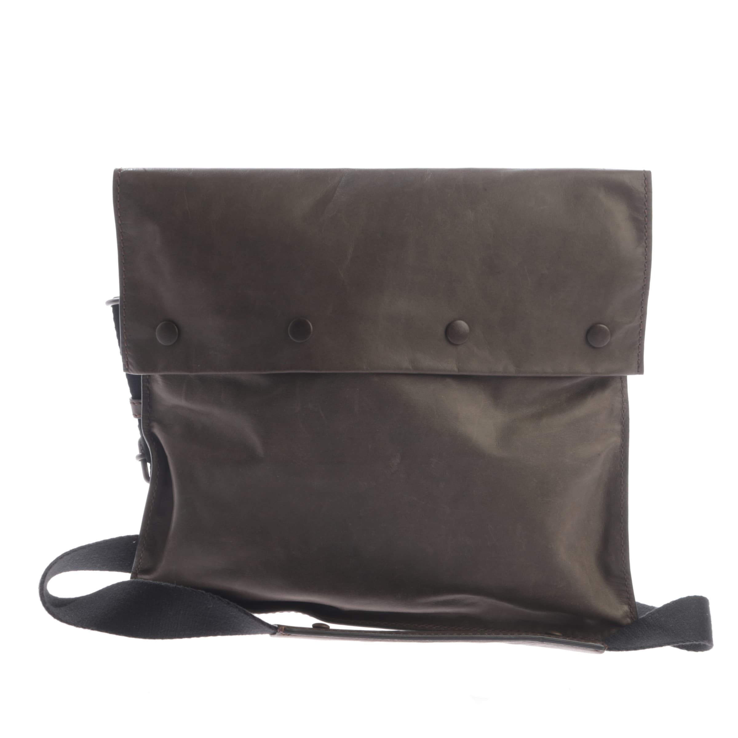 Maison Martin Margiela Ledertasche One Size in Grau: Vorderseite