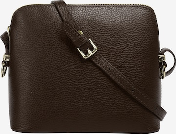 Sac à bandoulière Cluty en marron : devant