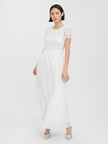 VERO MODA Evening Dress 'Dinna' in White: front