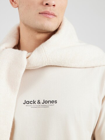 JACK & JONES Shirt 'JWHVESTERBRO' in Beige