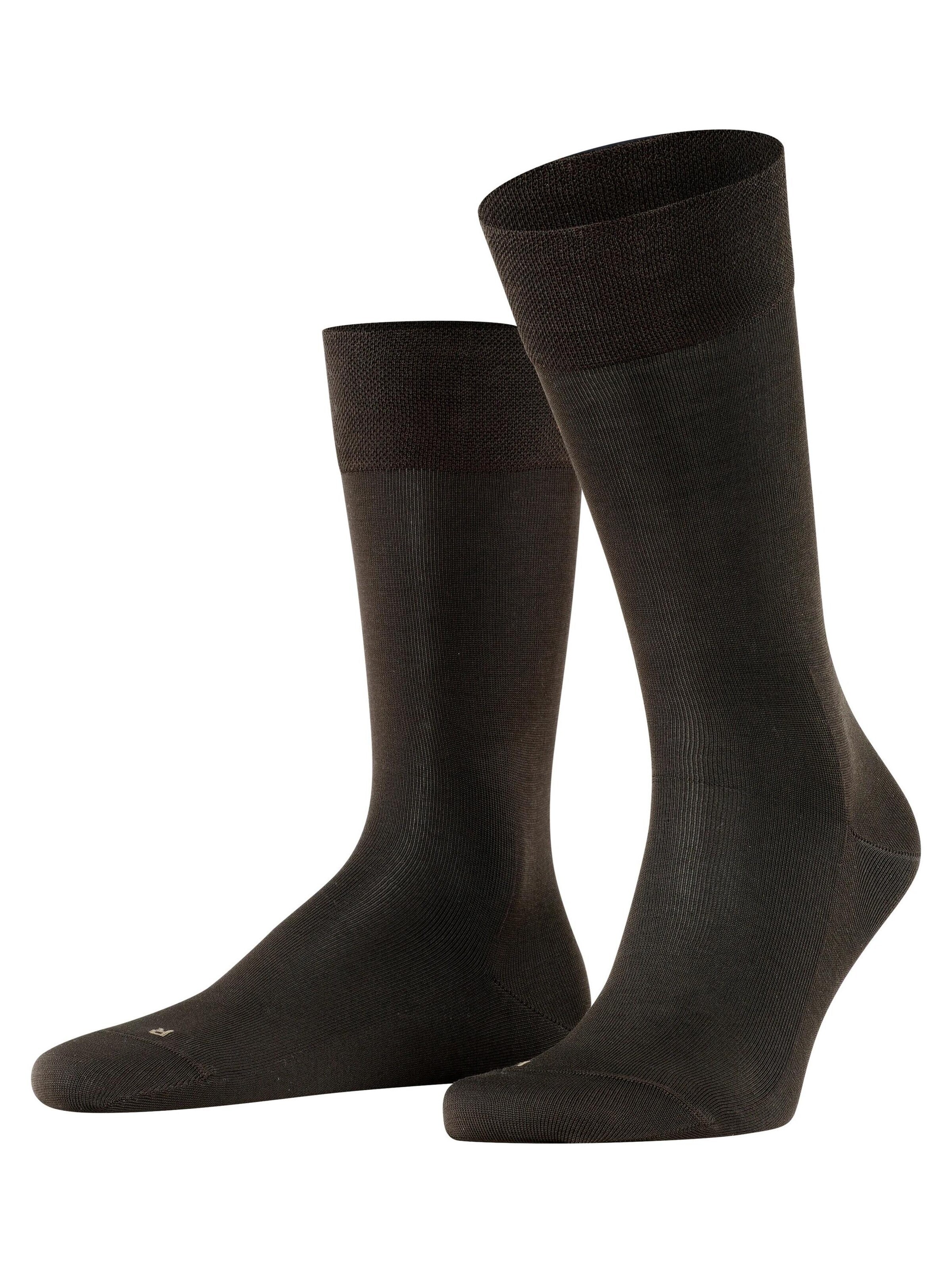 FALKE Socken 'Sensitive Malaga'‌‌‌‌‌‌‌‌‌‌ in Braun: Vorderseite