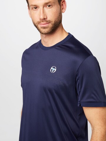 mėlyna Sergio Tacchini Sportiniai marškinėliai 'YOUNG LINE'