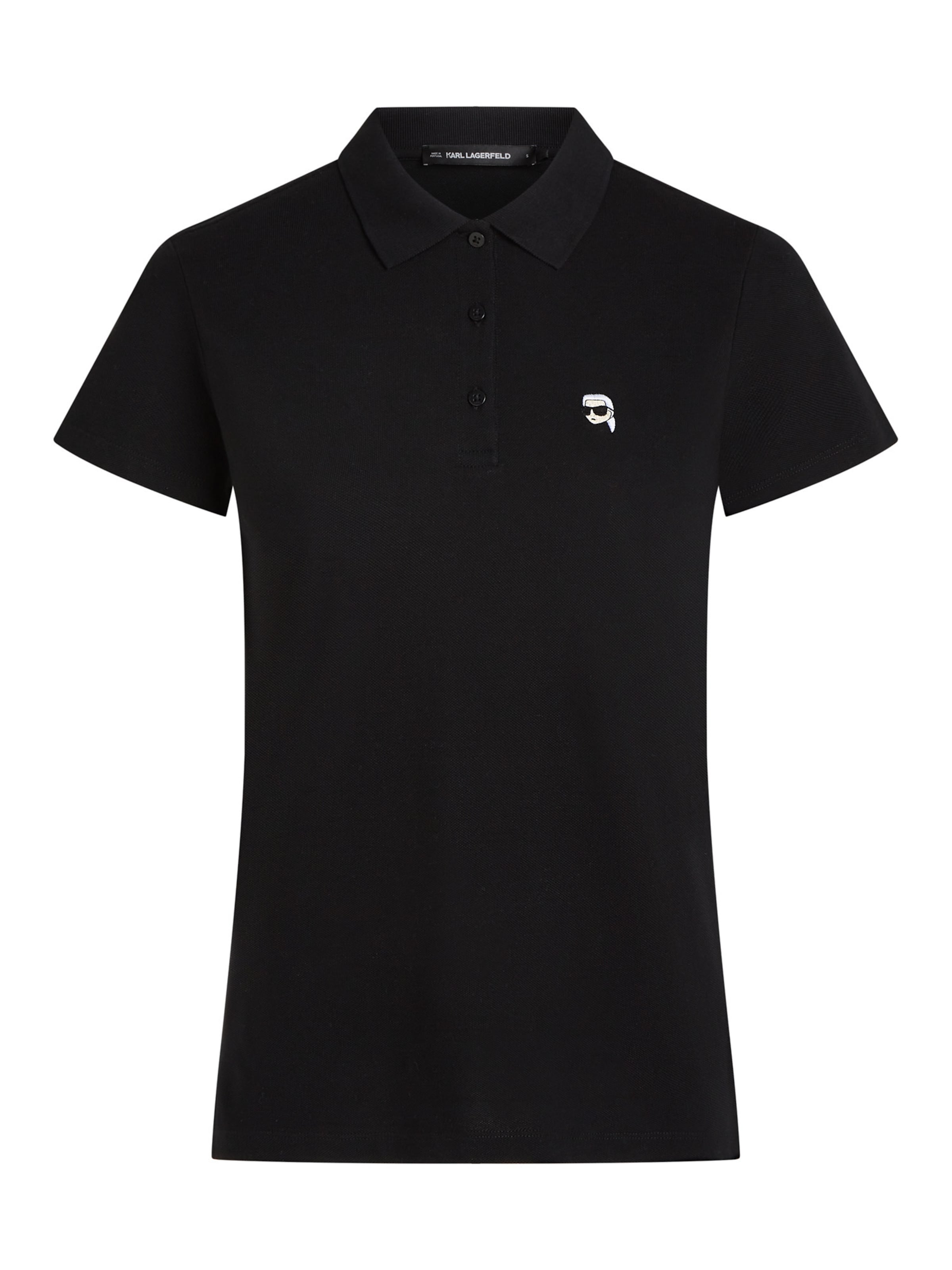 Karl Lagerfeld - Camiseta en negro: frente