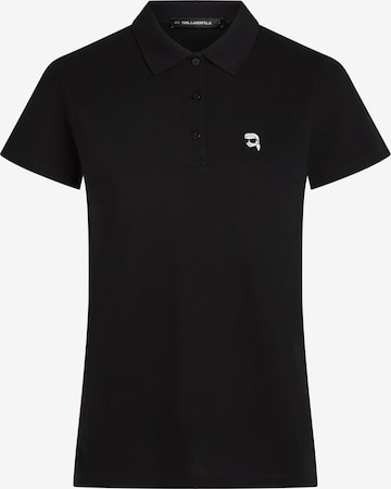 juoda Karl Lagerfeld Marškinėliai: priekis