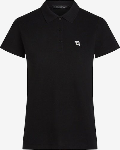 Marškinėliai iš Karl Lagerfeld, spalva – smėlio spalva / juoda / balta, Prekių apžvalga