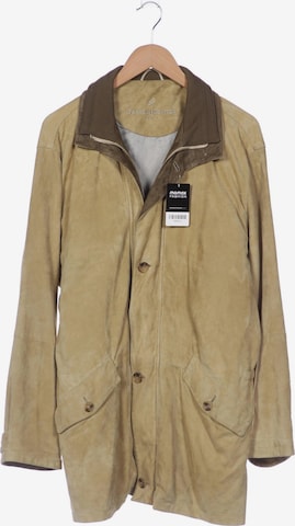 HECHTER PARIS Jacket & Coat in L-XL in Beige: front