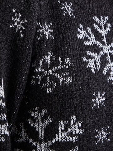 VERO MODA Sweater 'VMSNOWY FROST' in Black