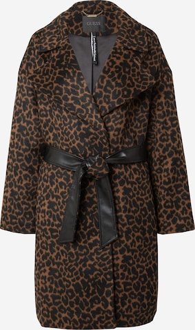 GUESS Between-Seasons Coat 'PATRIZIA' in Brown: front