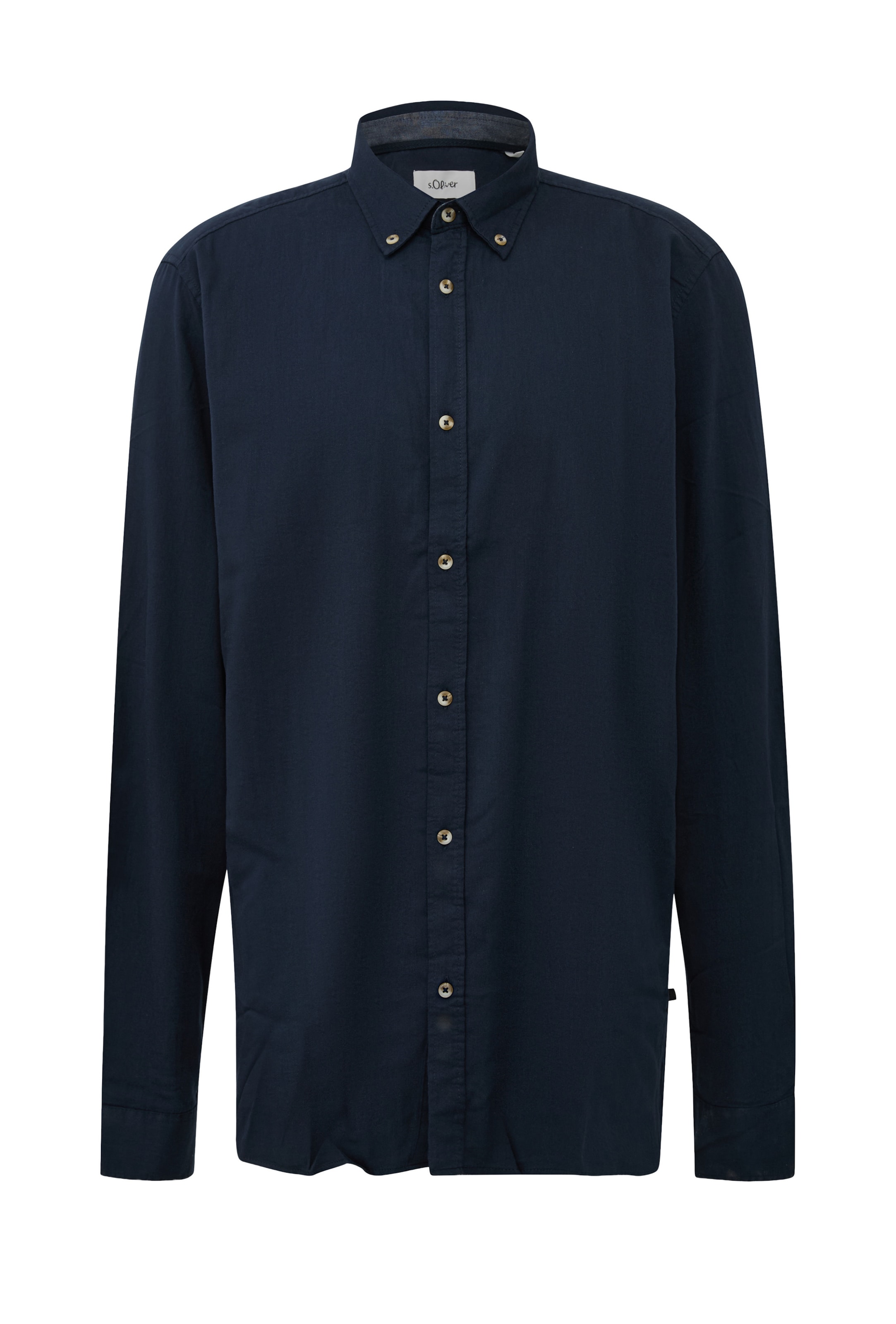 Chemise s.Oliver Men Big Sizes en bleu : devant