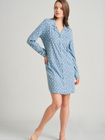 SCHIESSER Nightgown 'Golden Harvest' in Blue