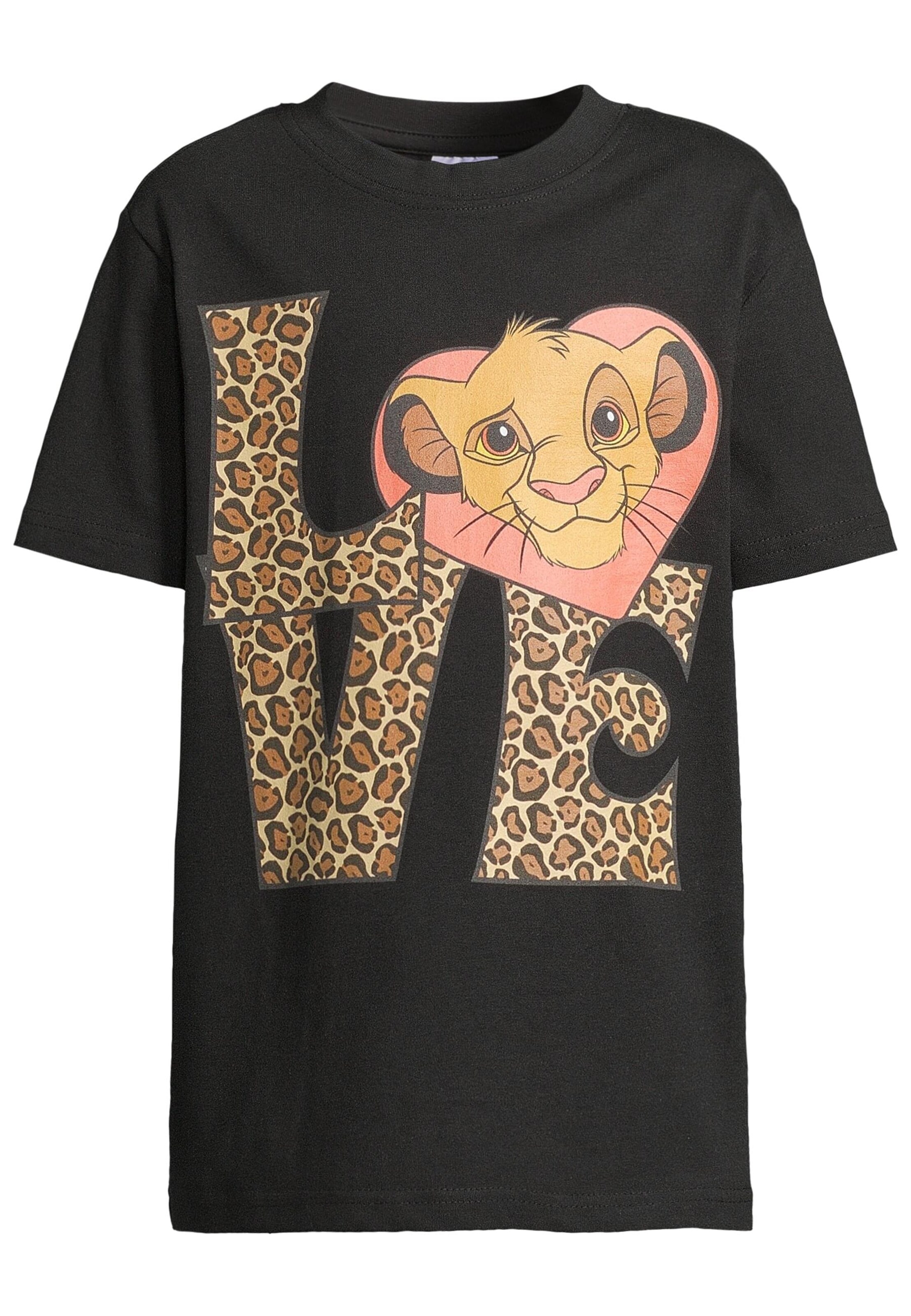 Mister Tee Shirt 'Simba' in Zwart