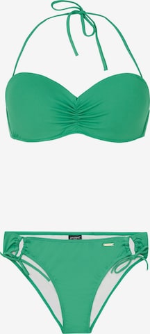PROTEST Bandeau Bikini 'PRTGemini' in Green: front