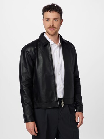 Han Kjøbenhavn Between-Season Jacket in Black: front